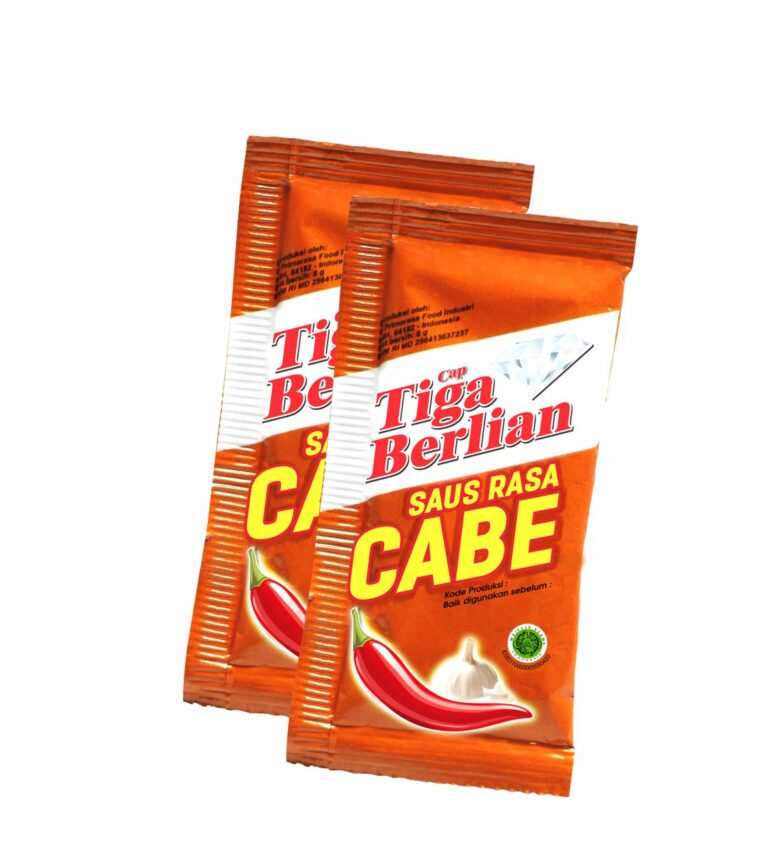 TIGA BERLIAN Chili Sauce Sachet 8 g Kecap Sawi