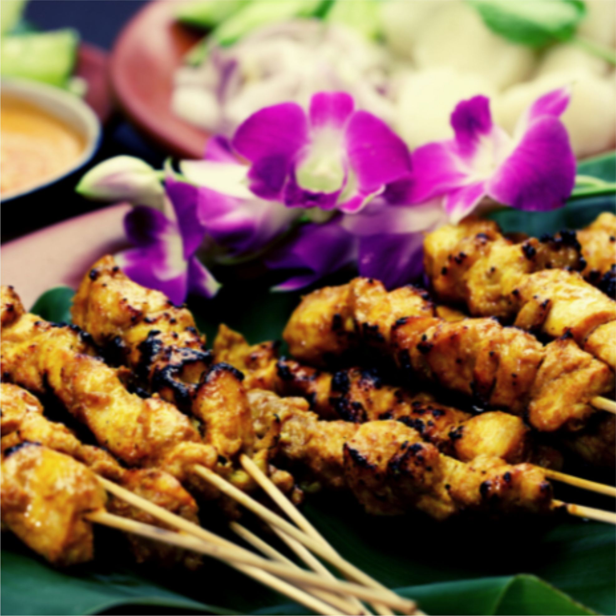Sate Ayam - Kecap Sawi